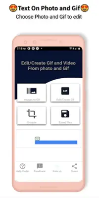 Text On Photo or Gif android App screenshot 7